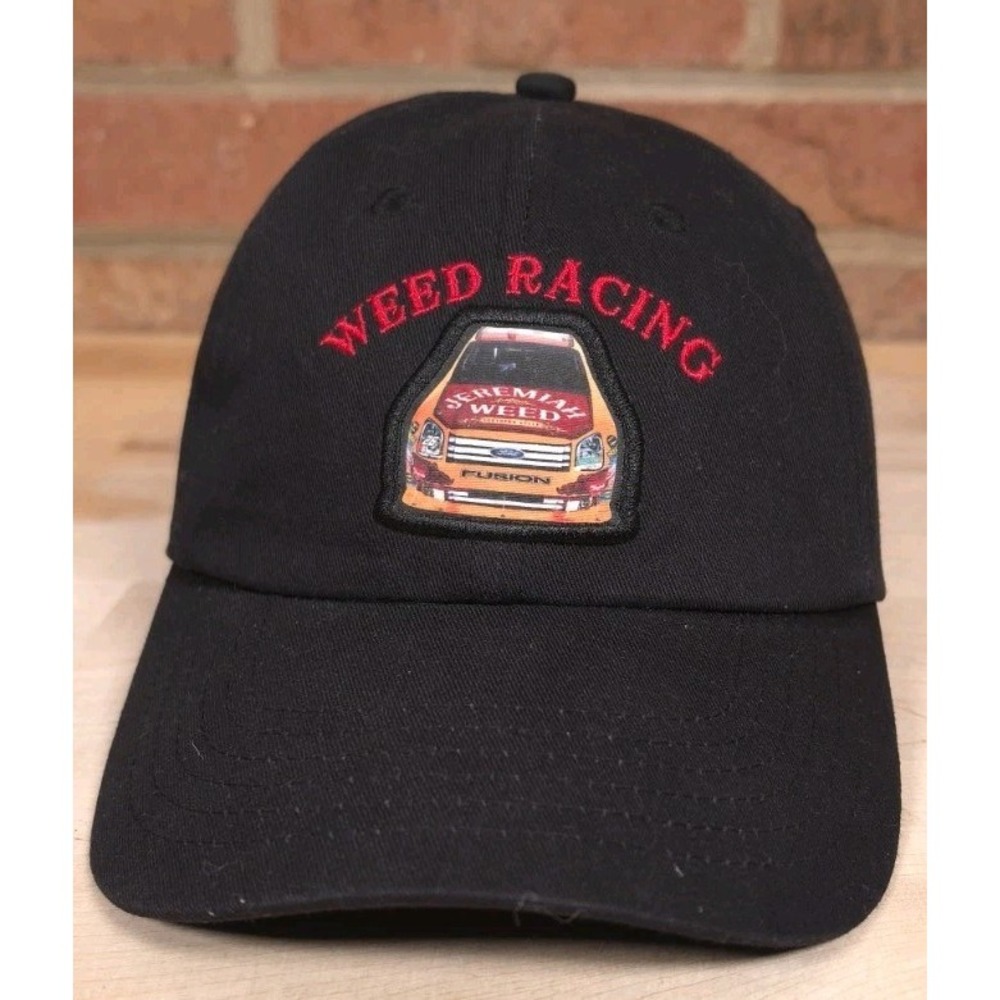 Jeremiah Weed Weed Racing NASCAR Southern Style Black Strapback Hat Cap